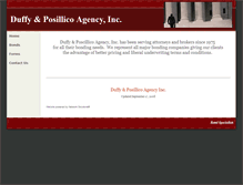 Tablet Screenshot of duffybonds.com